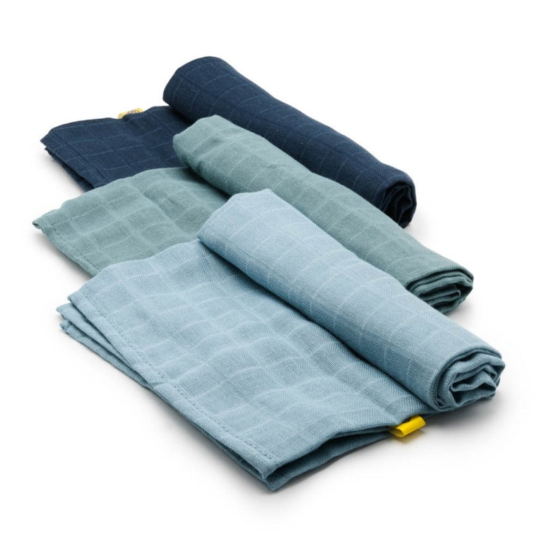 Cotton diapers in blue and green tones (-50%)