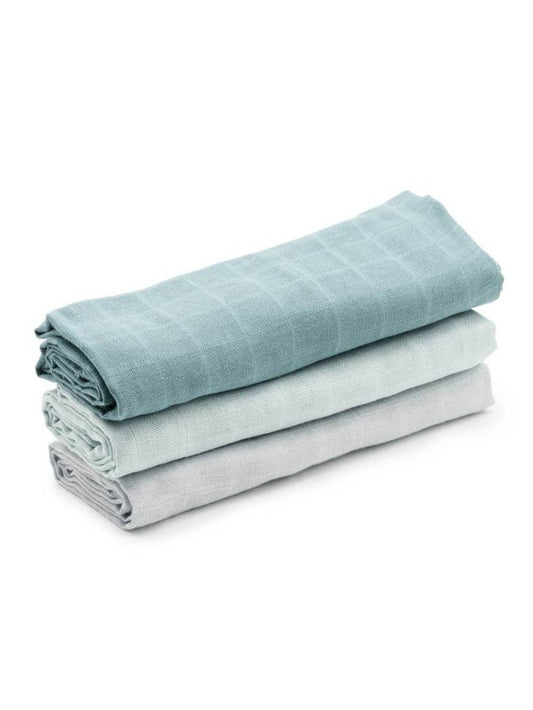 Cotton diapers in blue and green tones (-50%)