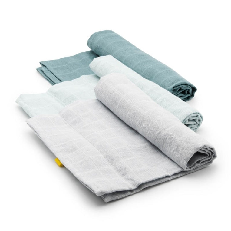 Cotton diapers in blue and green tones (-50%)