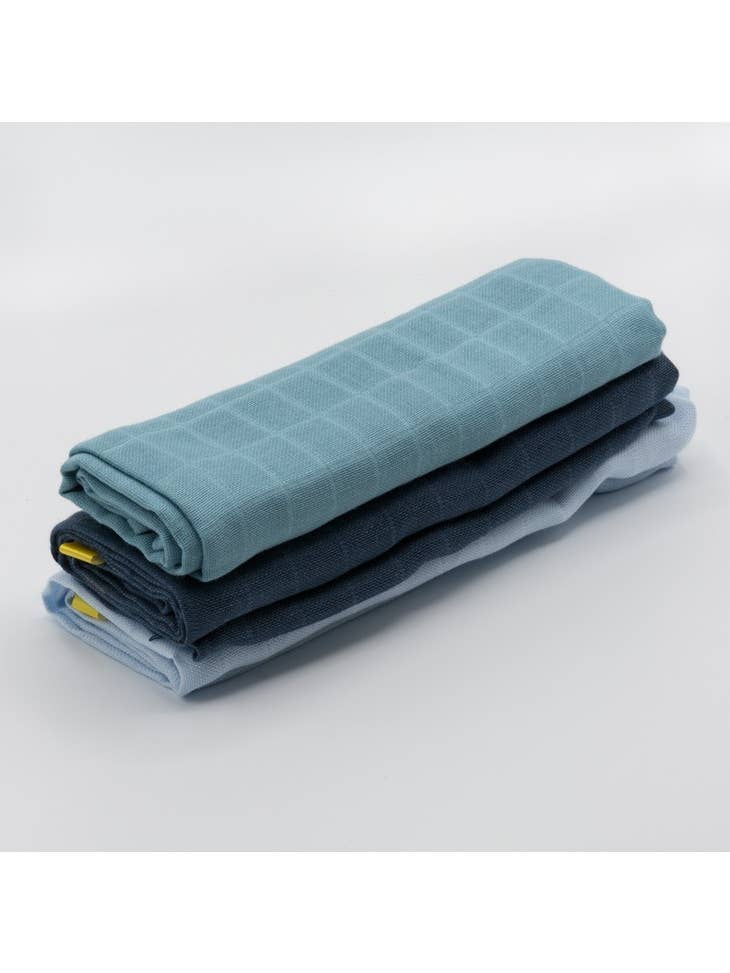 Cotton diapers in blue and green tones (-50%)