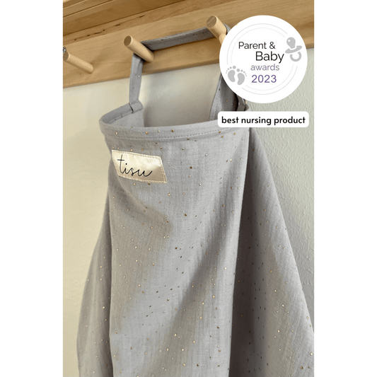 TISU é um avental de amamentação criado para criar uma atmosfera confortável para mamã e bebé, quando as mamãs sentem essa necessidade.