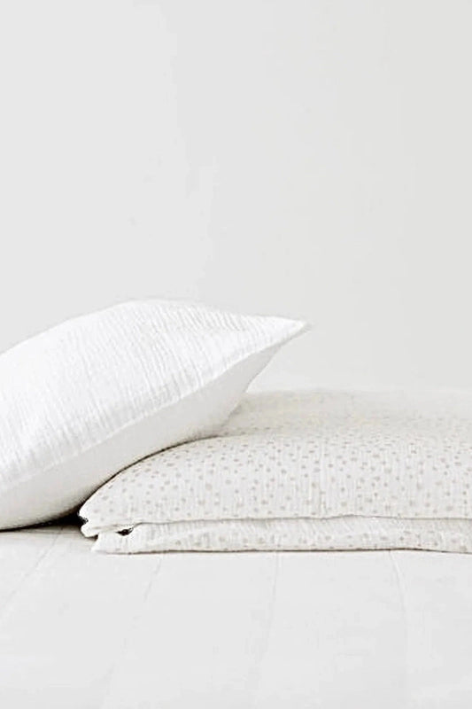 Capa de edredon para berço branco dots