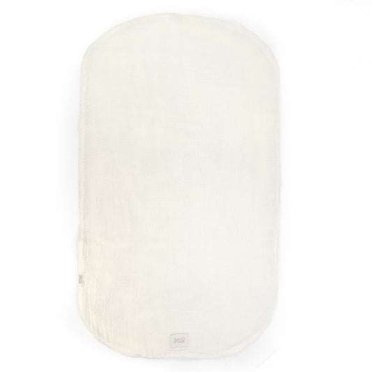 Forra para cesto muda fraldas creme