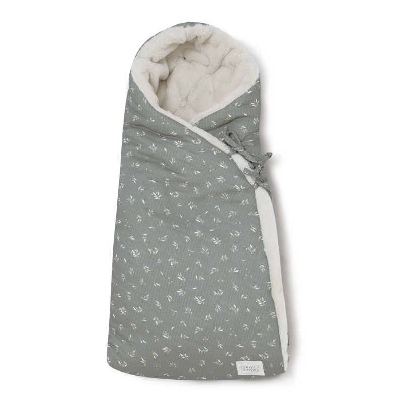 Baby Sleeping Bag Teddy Ivory Powder