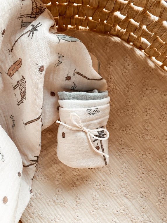 Surf time muslin diapers (-50%)