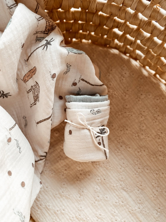 Surf time muslin diapers (-50%)