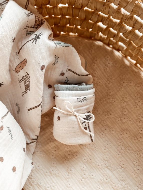 Surf time muslin diapers (-50%)