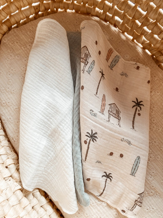 Surf time muslin diapers (-50%)