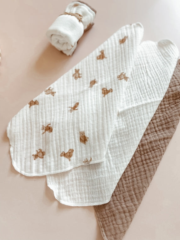 Fraldinhas de musselina teddy bears (-50%)