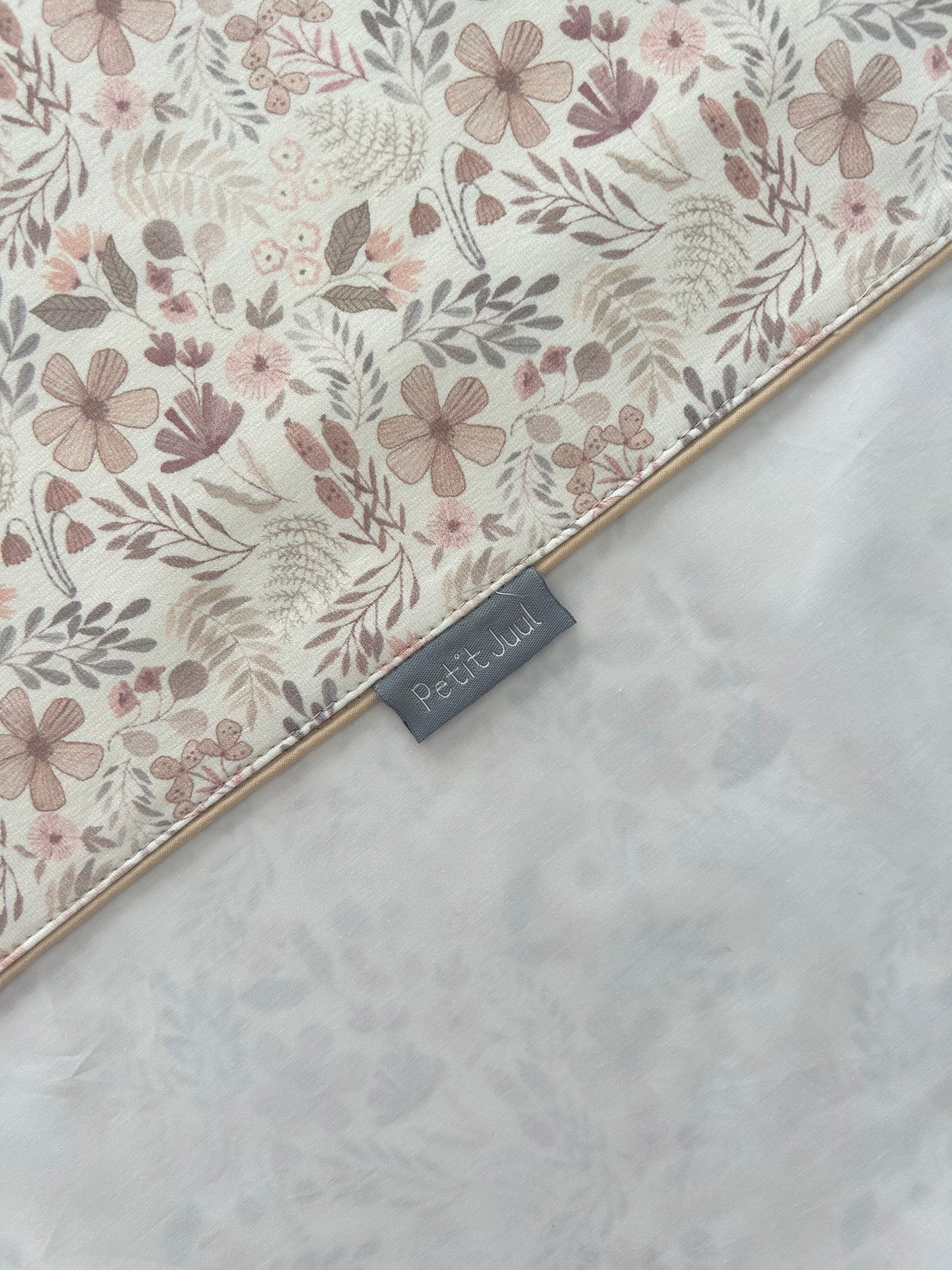 Conjunto de Lençóis para Berço em Algodão Suave Flowers