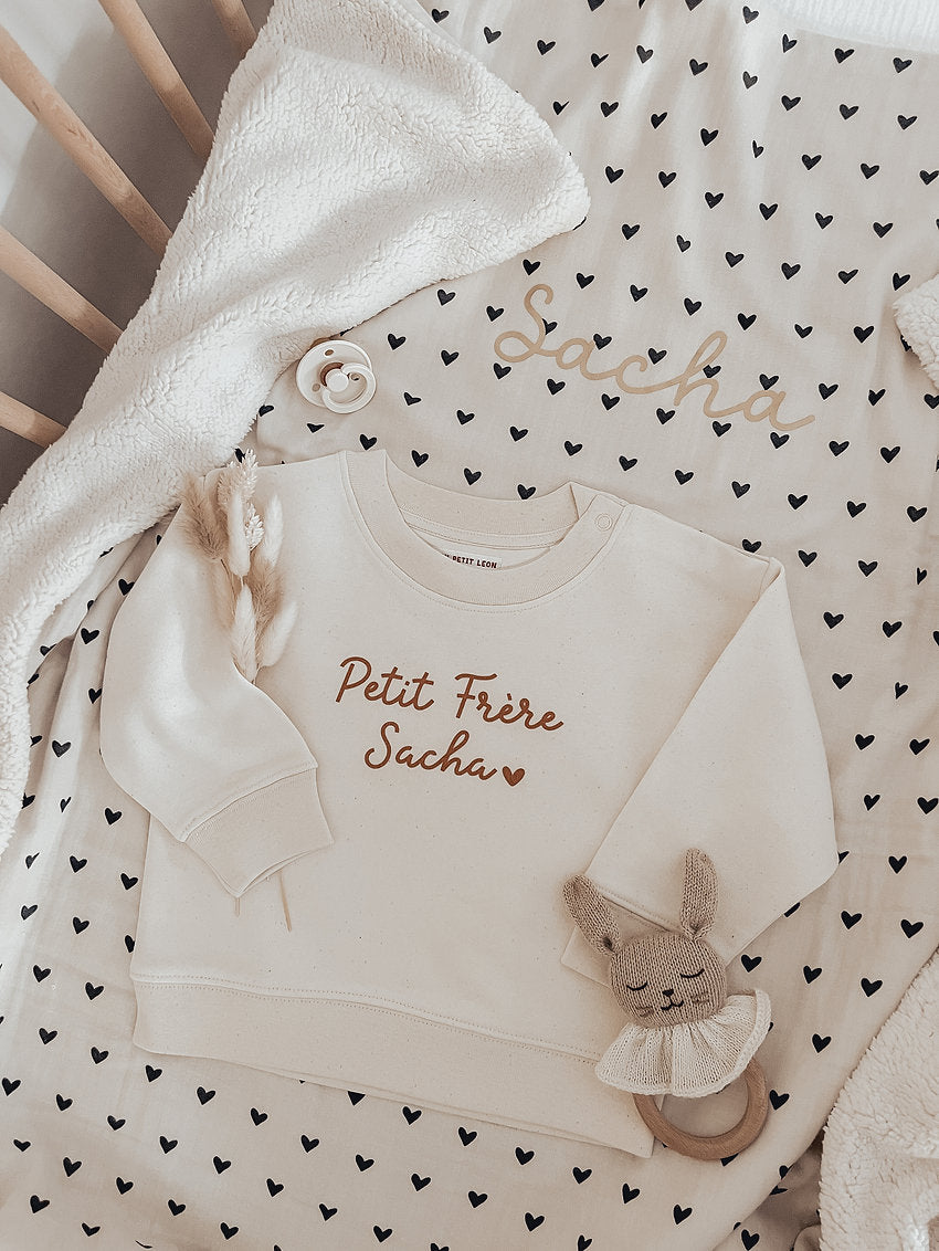 Beige Hearts Blanket