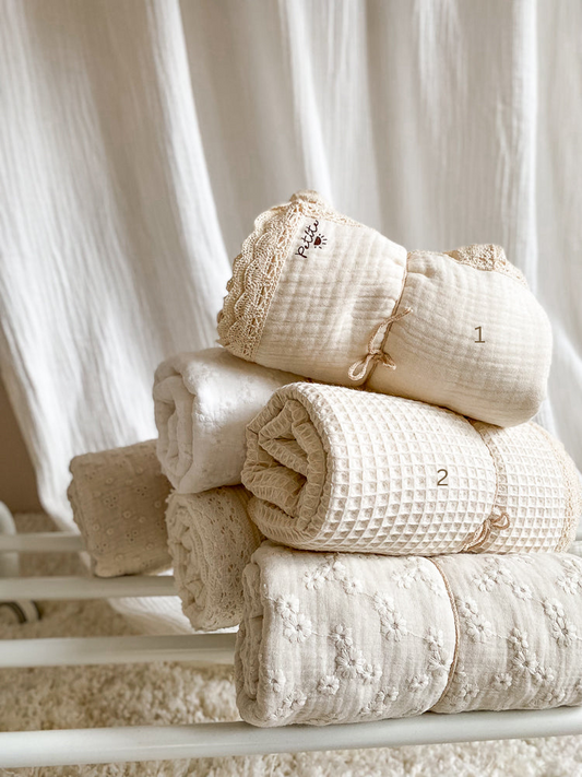 Sweet cream muslin blanket (-20%)