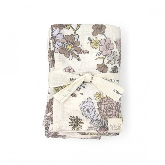 Pack de fraldas de musselina 100% algodão para bebé leves e delicadas, essenciais no enxoval do bebé, em tons neutros