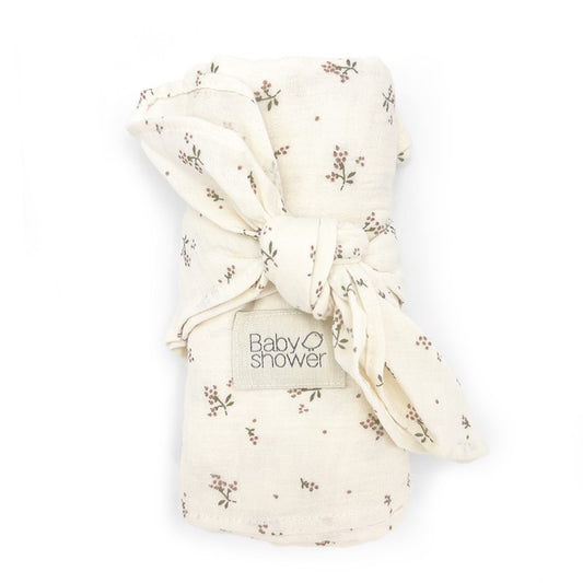 Conjunto de swaddle e fralda de musselina em algodão para bebé, leves, respiráveis e ideais para o dia a dia