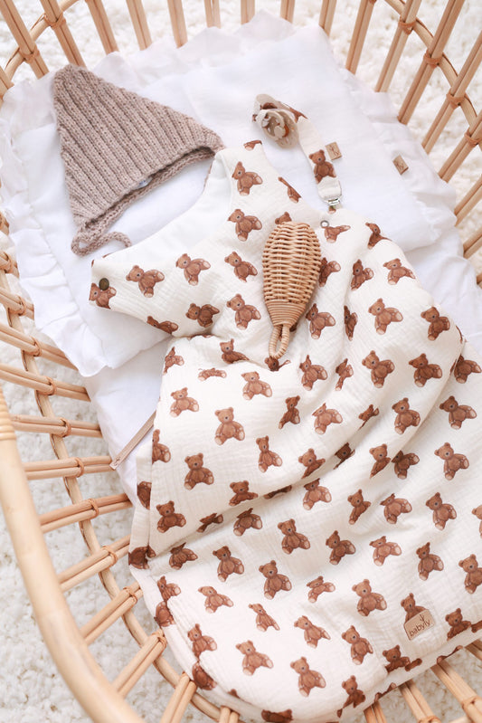 Teddy bears baby sleeping bag