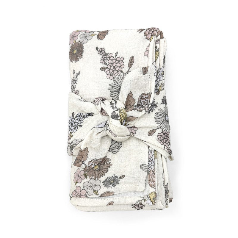 Conjunto de swaddle e fralda de musselina em algodão para bebé, leves, respiráveis e ideais para o dia a dia