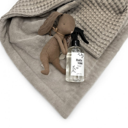 Baby Blanket Gofre Latte double-sided — comfort and softness