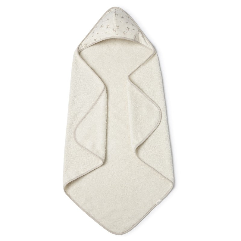 Toalha de banho para bebé com toque suave, com capuz, ideal para envolver o bebé após o banho.