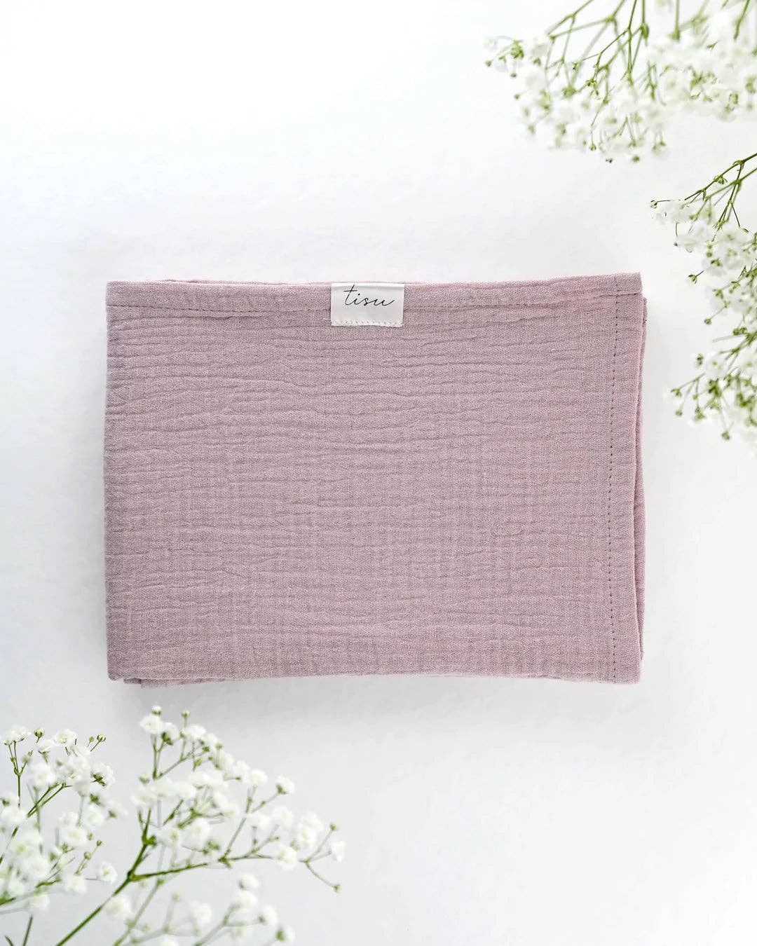 Blush muslin diaper