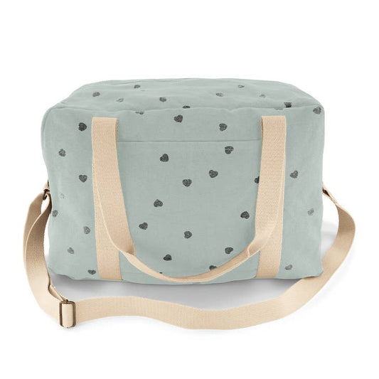 Blue Hearts Maternity Bag