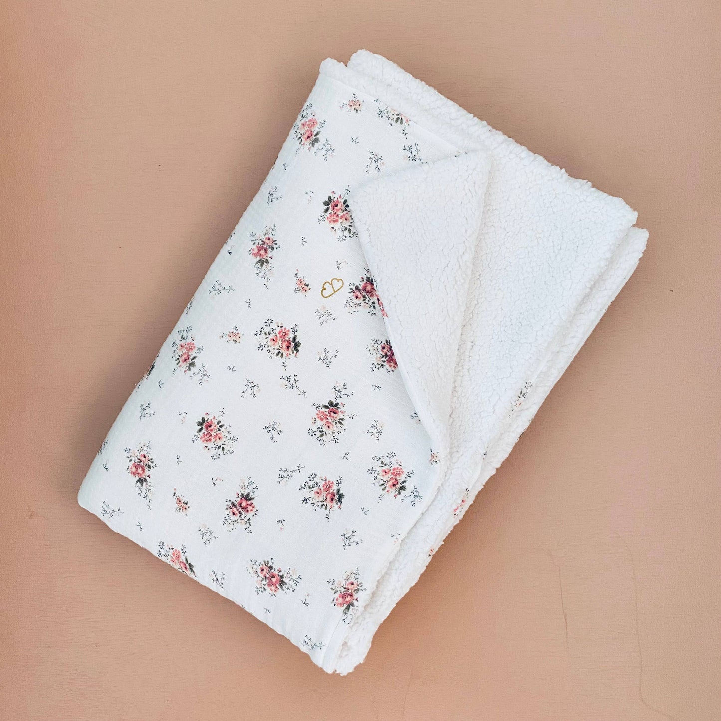 Éli Rose Printed Bouquet Blanket