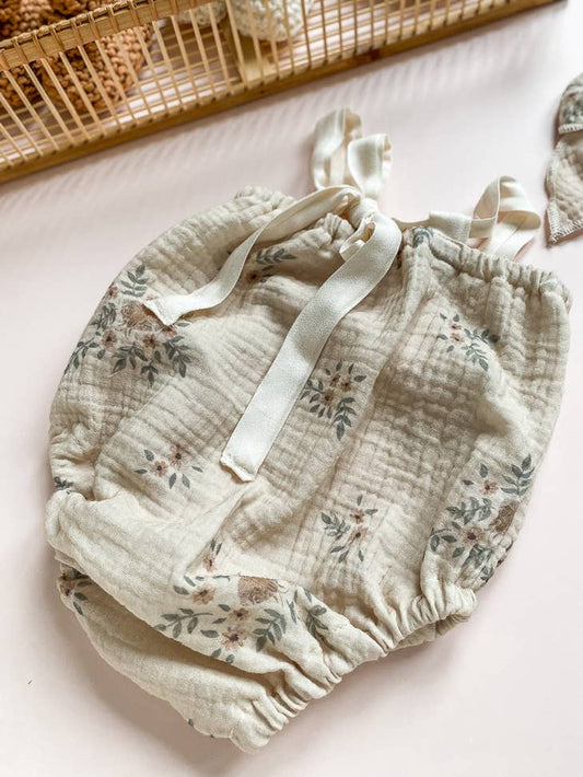 Baby Girl Romper Delicate Vintage Floral (-50%)