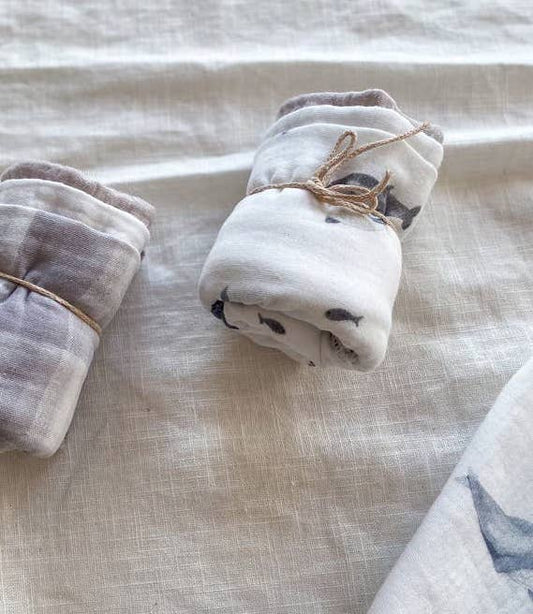 Sea muslin diapers