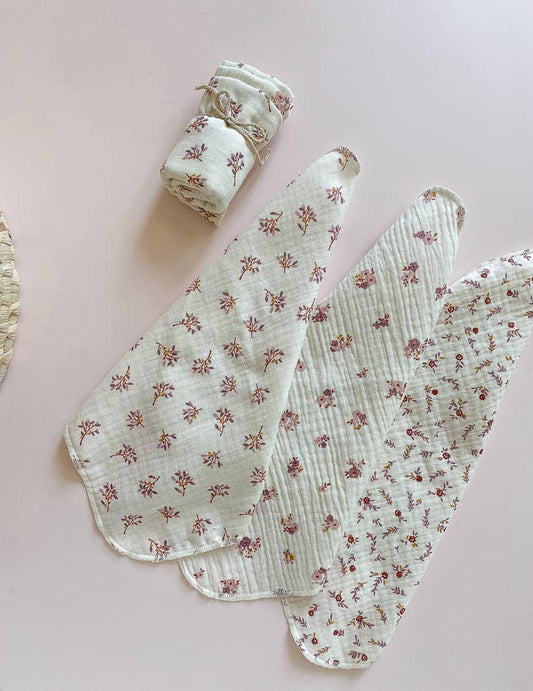 Vintage Flores muslin diapers (-50%)