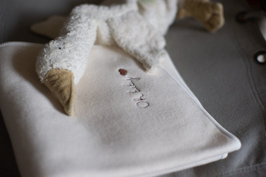 Cream Melange Organic Cotton Blanket (-10%)