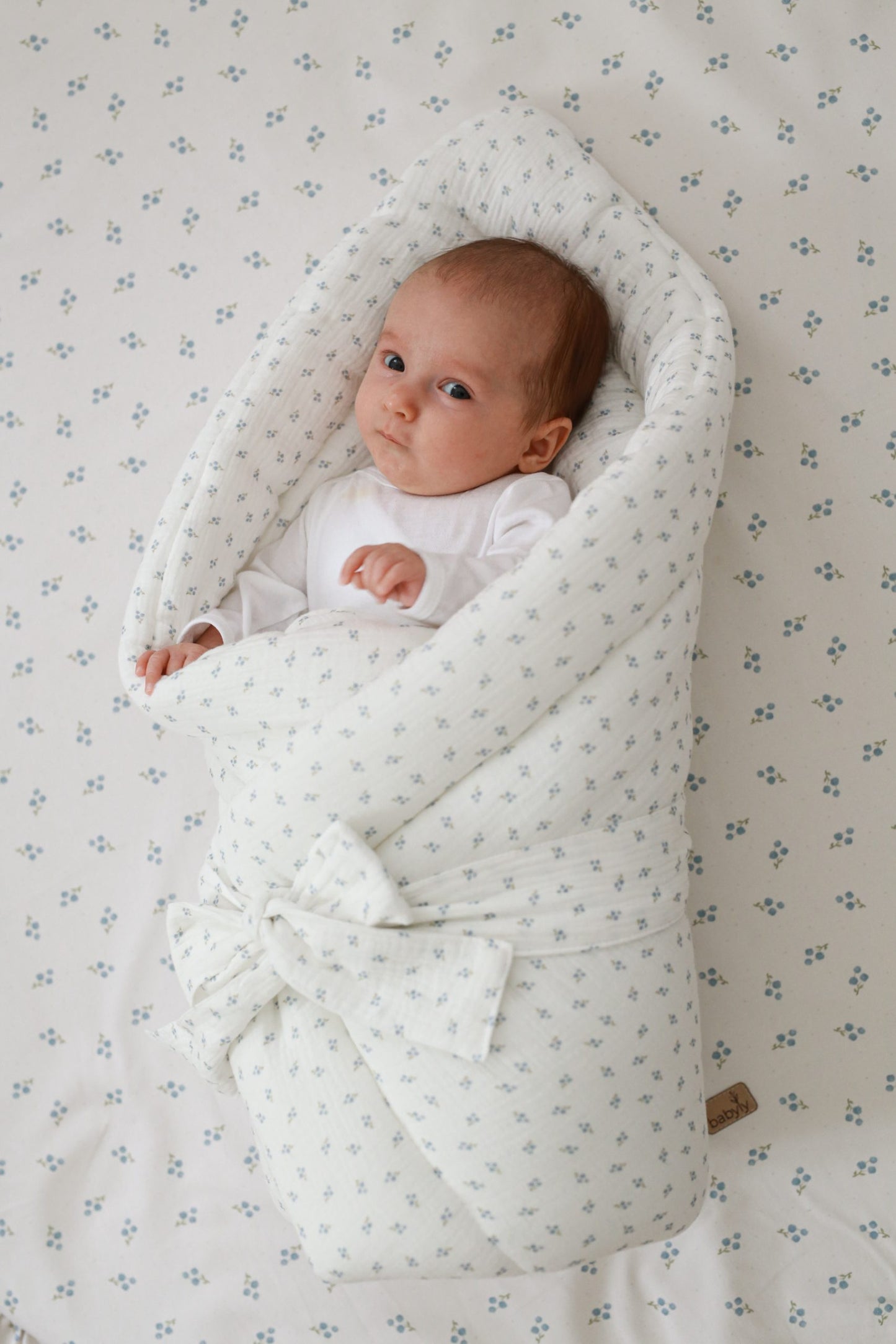 Baby wrap blue berries