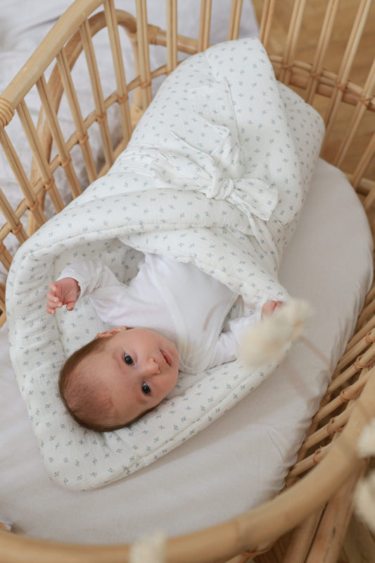 Baby wrap blue berries