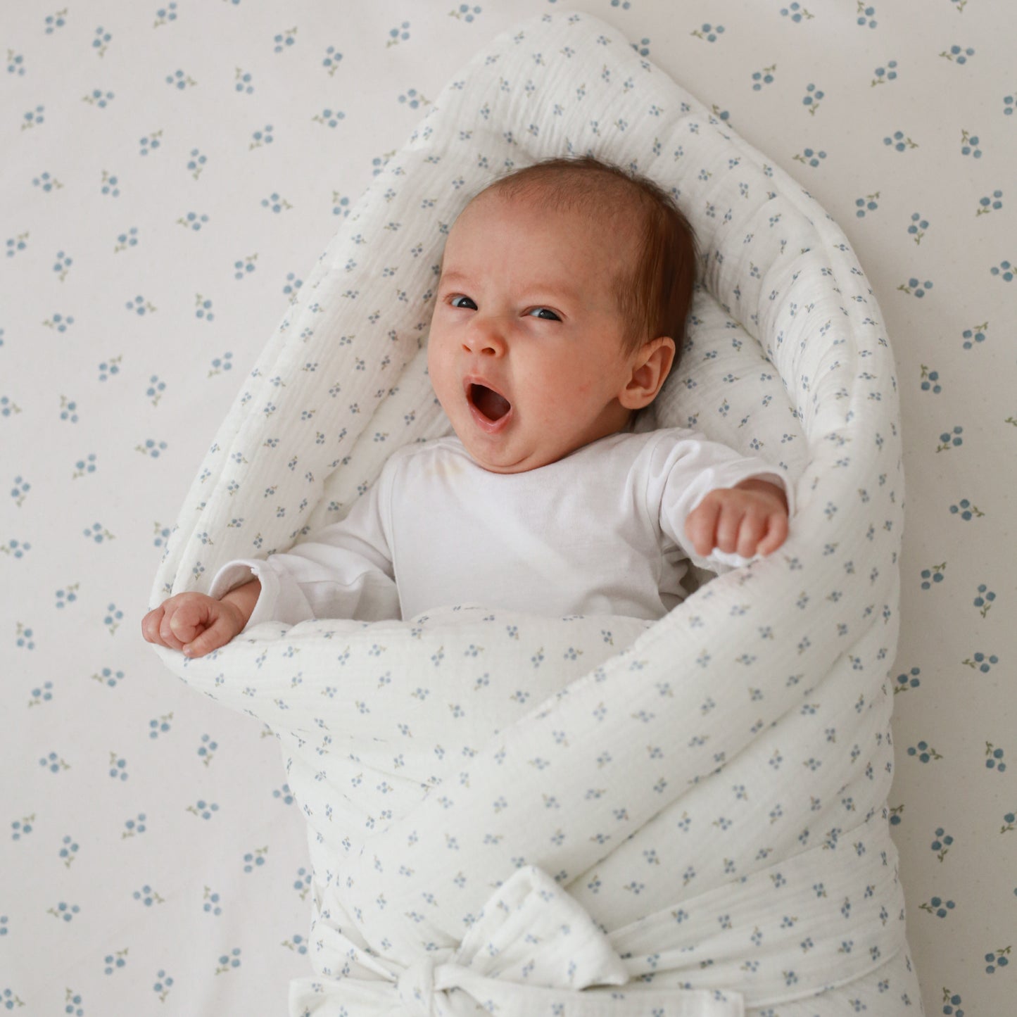 Baby wrap blue berries