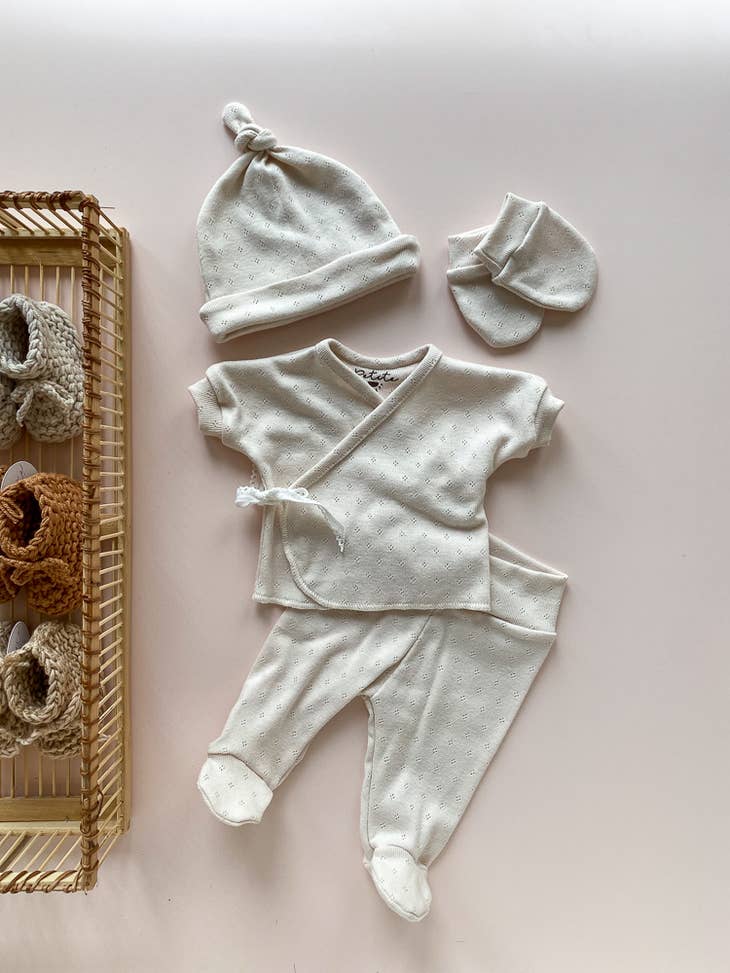 Preemie/Newborn Set - Cream (-50%)