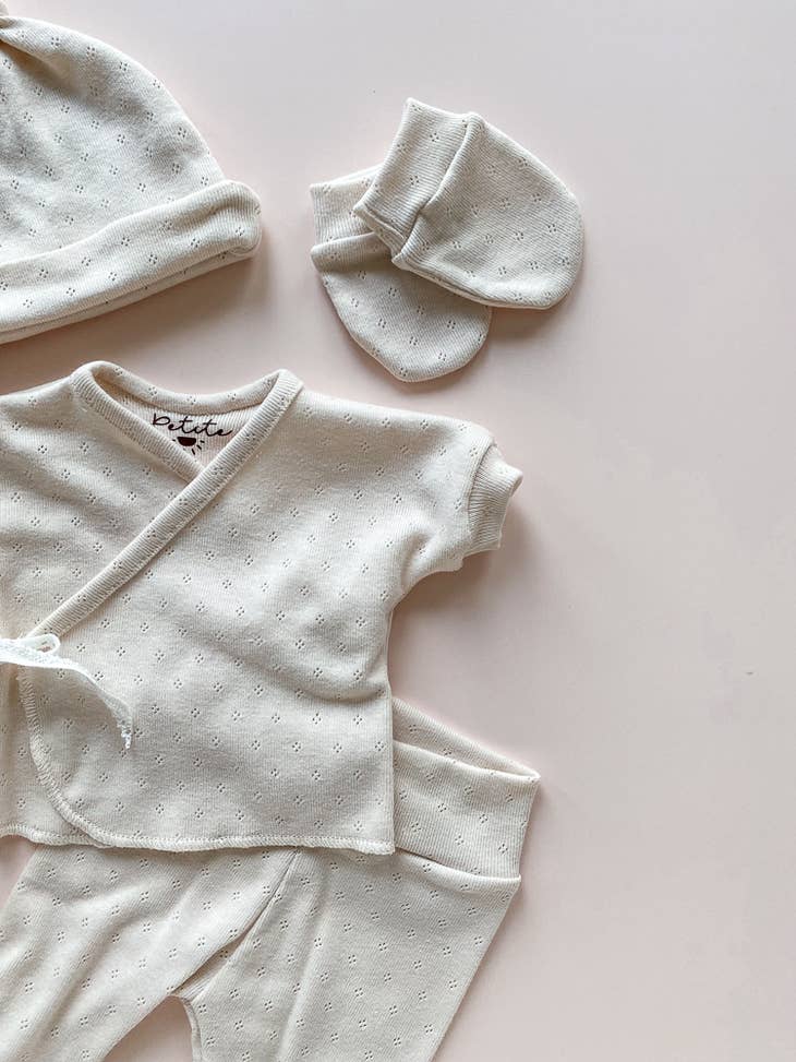 Preemie/Newborn Set - Cream (-50%)