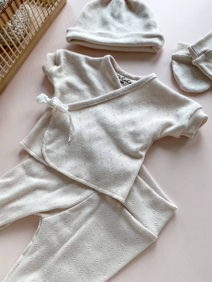 Preemie/Newborn Set - Cream (-50%)
