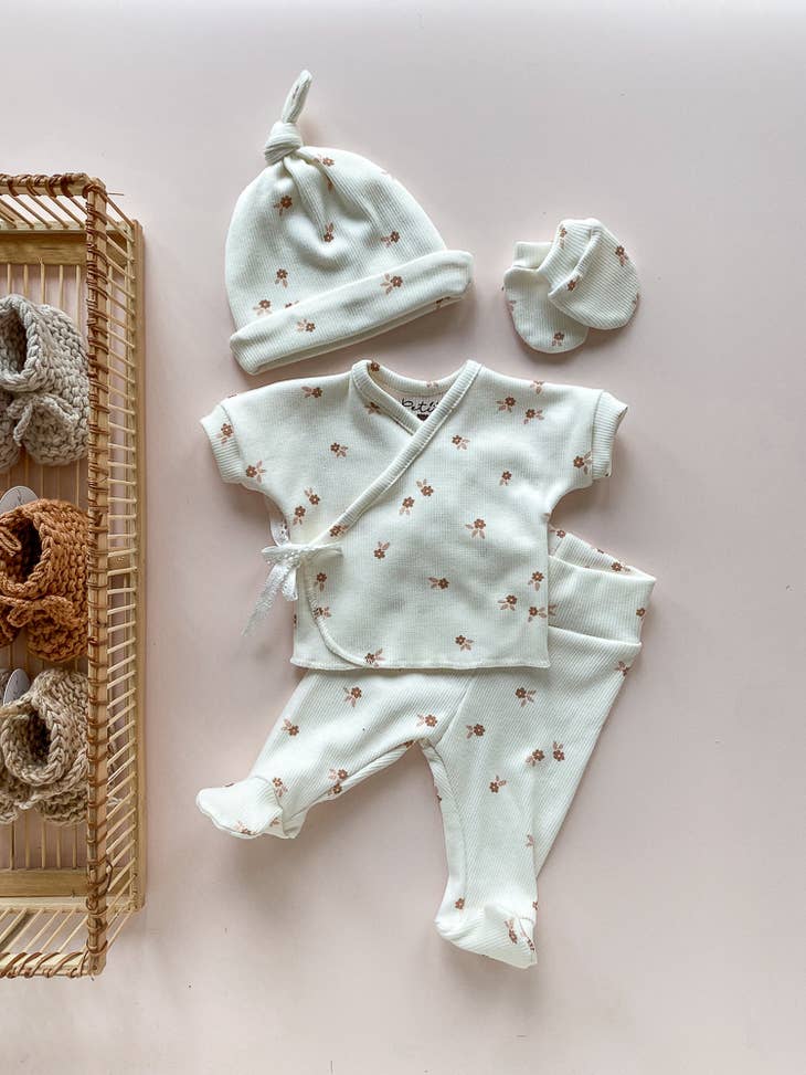 Preemie/Newborn Set Small Flowers (-50%)