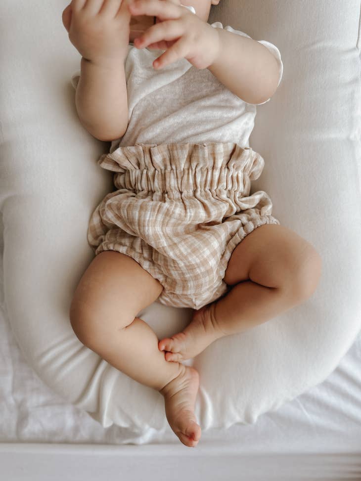 Small check pattern muslin diaper cover (-40%)