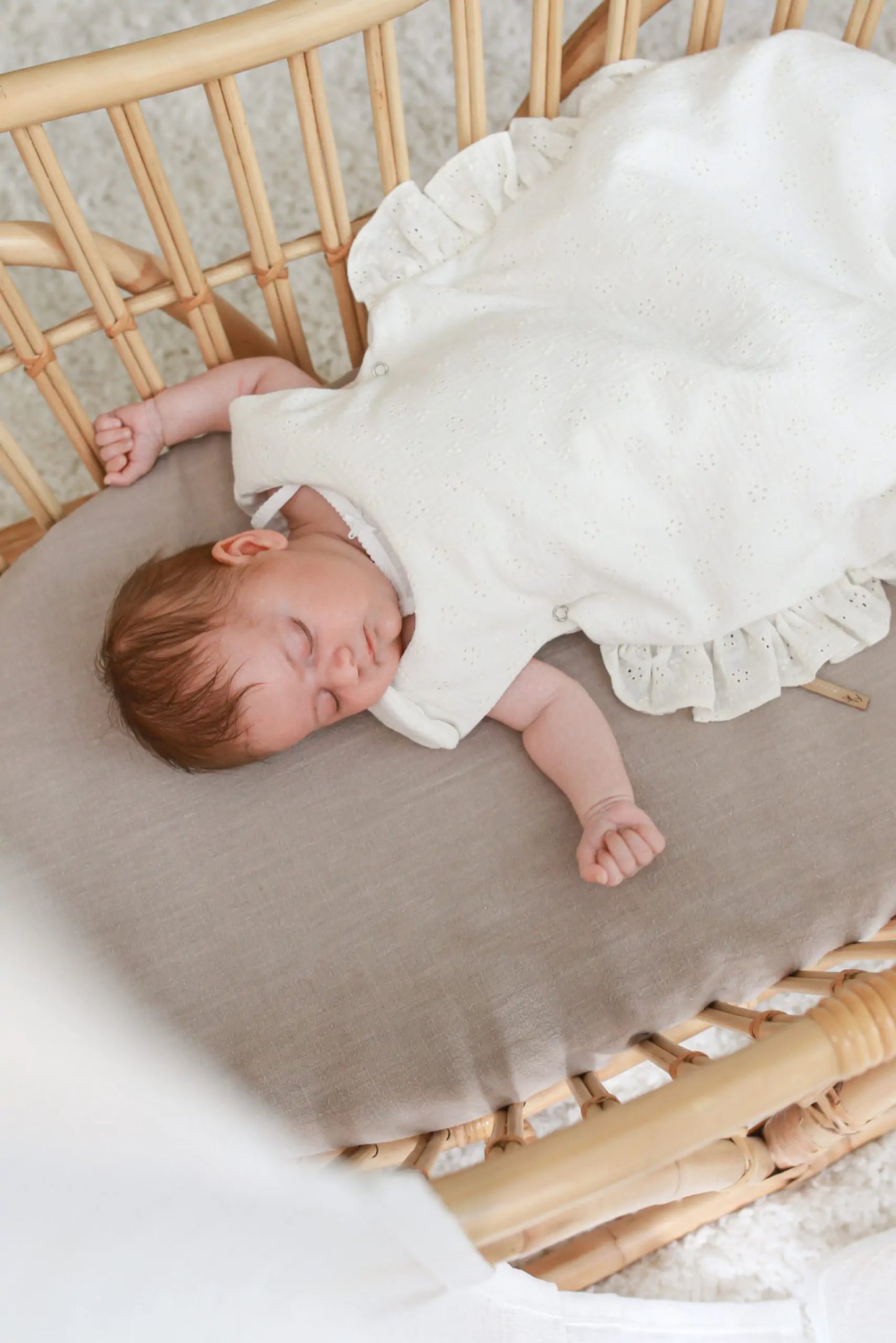 Raw embroidered sleeping bag