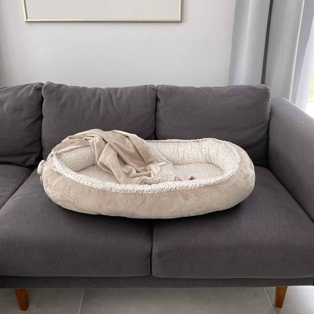 Nido para bebé Bamboo Premium - Piedras beige (-30%)