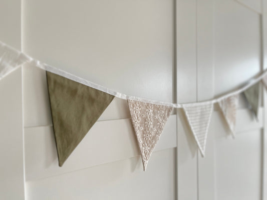Decorative pennants for baby's room