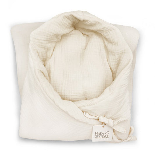 Bolso bebé Teddy polvo marfil