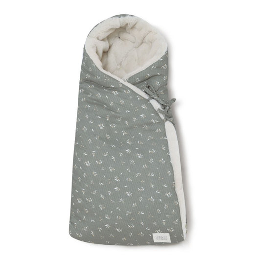 Baby Sleeping Bag Teddy Ivory Powder 