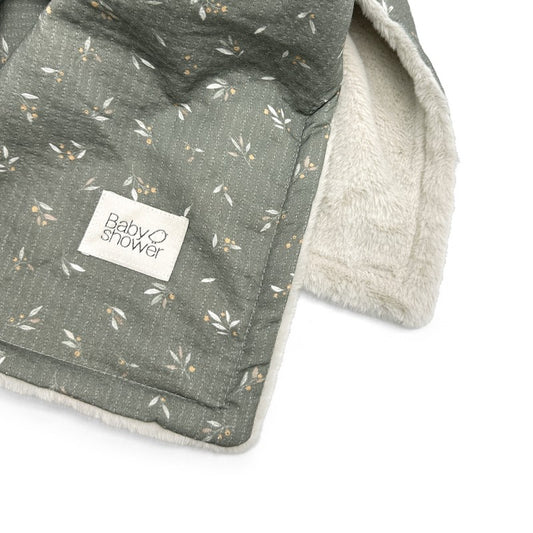 Baby fleece blanket Vichy Caramel 