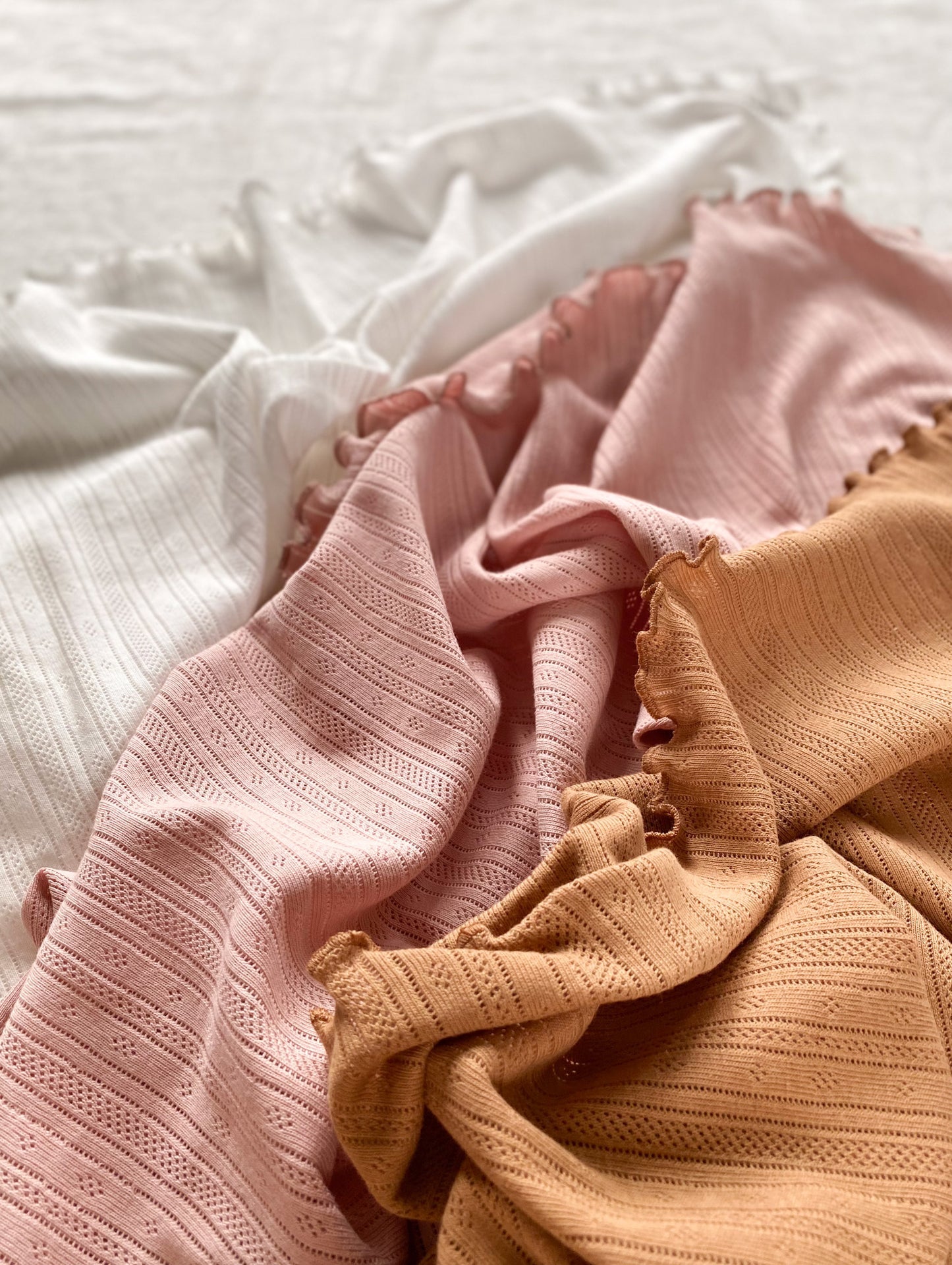 Pointoille cotton blanket (-20%)