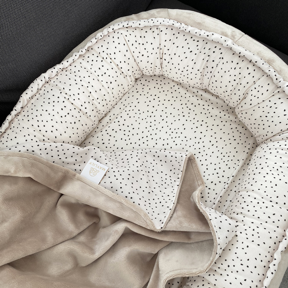Nido para bebé Bamboo Premium - Piedras beige (-30%)