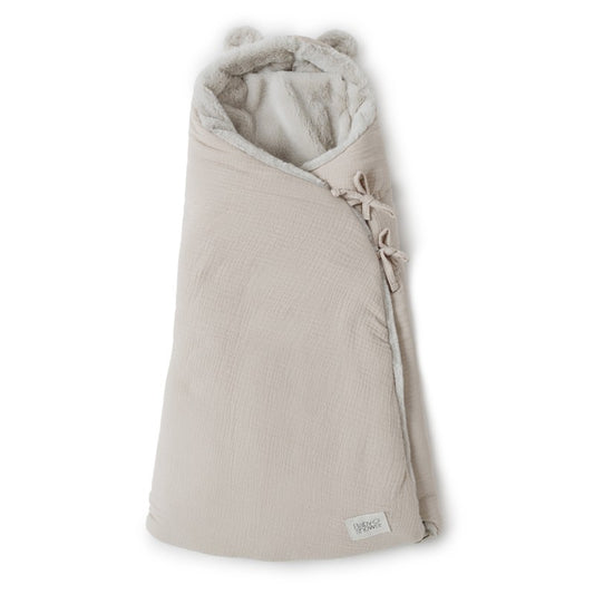 Baby Sleeping Bag Teddy Ivory Powder 