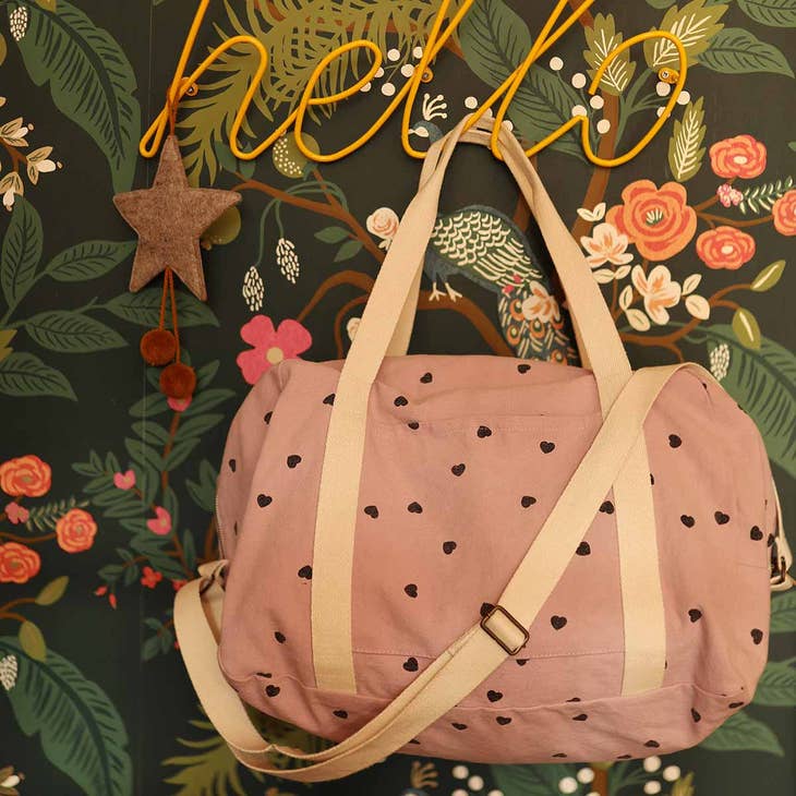 Bolsa Premamá Corazones Rosa