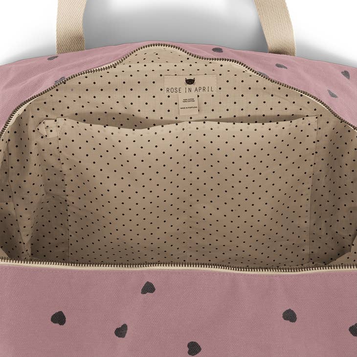 Bolsa Premamá Corazones Rosa