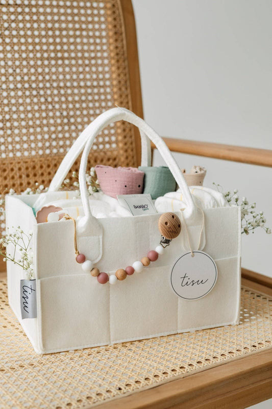 Bolsa organizadora de pañales Baby Shower