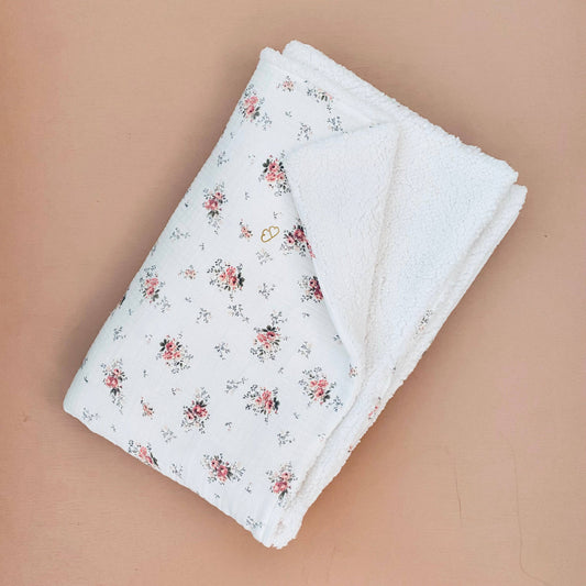 Mantinha Bouquet Estampada de Rosas Éli